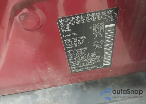 2016 Nissan Rogue S из США, поврежденный, VIN KNMAT2MV3GP606407